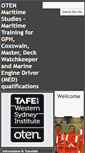 Mobile Screenshot of otenmaritime.com